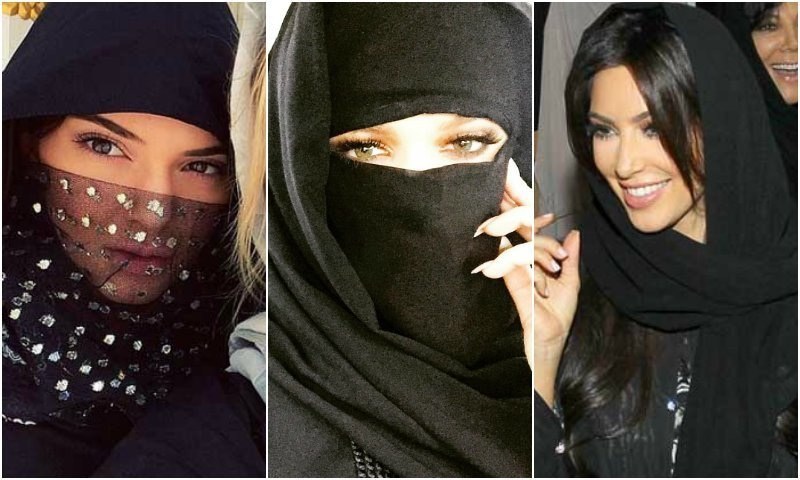 Khloe Kardashian in her United Arab Emirate's grand selfie